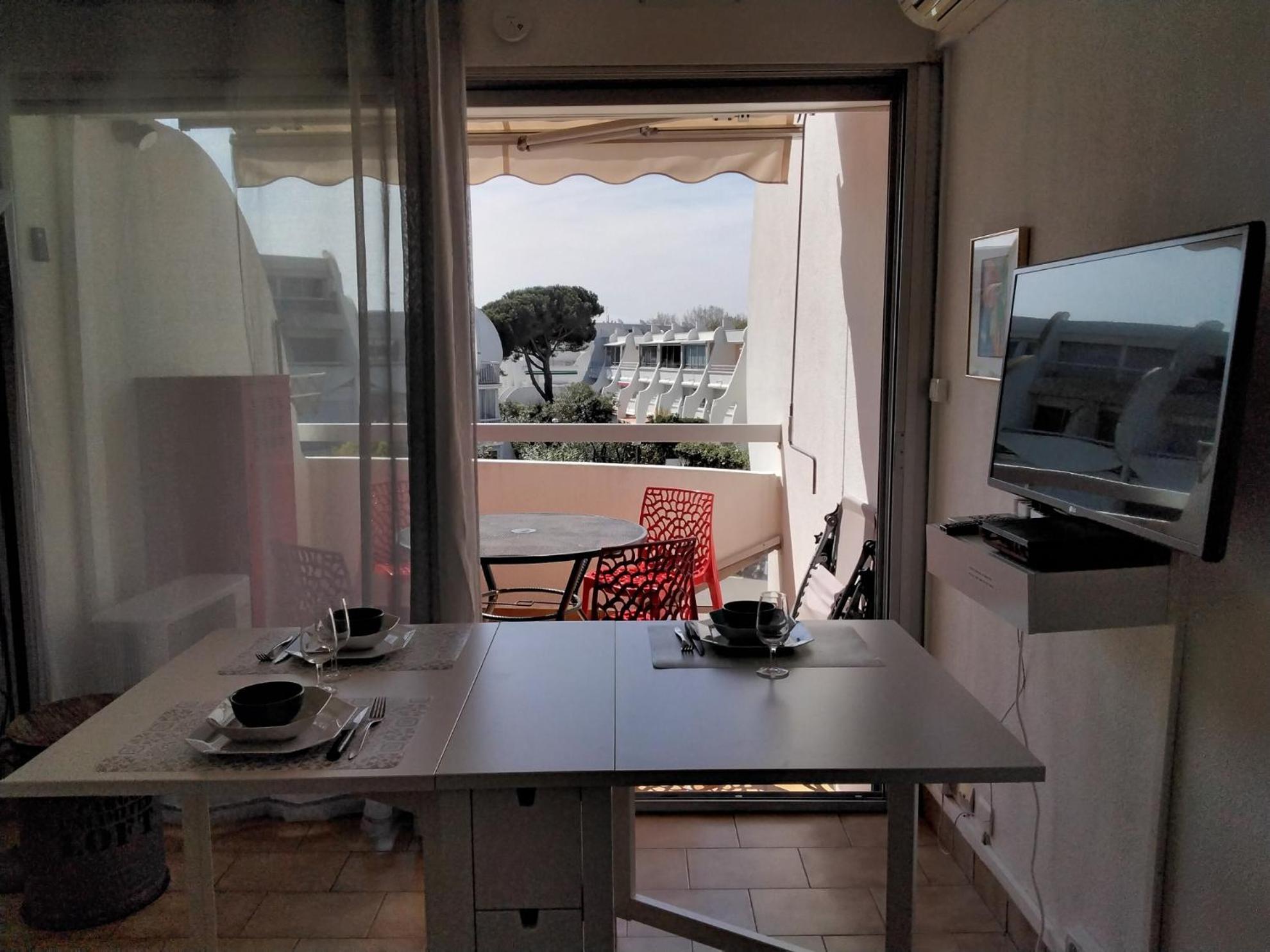 Vittoria Immobilier 7 -Reglement Sur Place - Cheques Vacances Acceptes La Grande-Motte Habitación foto